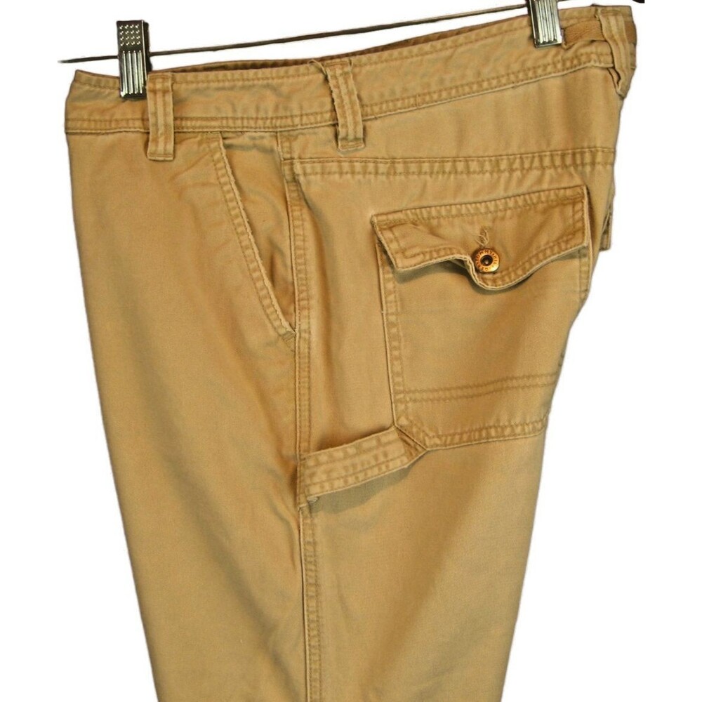 Womens Tommy Hilfiger Khaki Cotton Low Rise Chino Style Pants sz 10(34x24x7r)